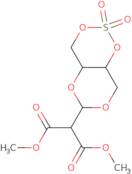 Dimethyl 2-[(4aR,8aS)-2,2-dioxo-4,4a,8,8a-tetrahydro-[1,3]dioxino[5,4-d][1,3,2]dioxathiin-6-yl]p...