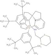 (R)-(+)-7-[N-(1,3-Dithian-2-yl)methylamino]-7'-[bis(3,5-di-t-butylphenyl)phosphino]-2,2',3,3'-tetrahydro-1,1'-spirobindane
