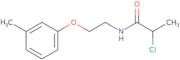 2-Chloro-N-[2-(3-methylphenoxy)ethyl]propanamide