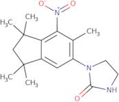 1-(7-Nitro-1,1,3,3,6-pentamethylindan-5-yl)imidazolidin-2-one