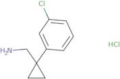 (1-(3-Chlorophenyl)cyclopropyl)methanamine hydrochloride