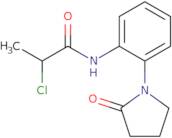 2-Chloro-N-[2-(2-oxopyrrolidin-1-yl)phenyl]propanamide