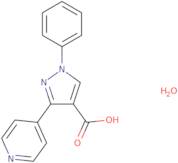 1-Phenyl-3-(pyridin-4-yl)-1H-pyrazole-4-carboxylic acid hydrate