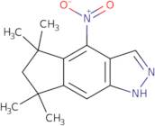 4-Nitro-1,5,6,7-tetrahydro-5,5,7,7-tetramethylcyclopenta[f]indazole