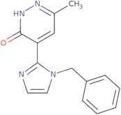 4-(1-Benzyl-1H-imidazol-2-yl)-6-methyl-2,3-dihydropyridazin-3-one