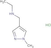 Ethyl[(1-methyl-1H-pyrazol-4-yl)methyl]amine hydrochloride