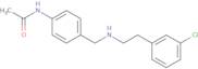 N-[4-({[2-(3-Chlorophenyl)ethyl]amino}methyl)phenyl]acetamide