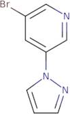 3-Bromo-5-(1H-pyrazol-1-yl)pyridine