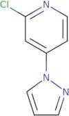 2-Chloro-4-(1H-pyrazol-1-yl)pyridine