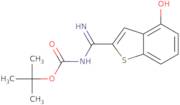 (E)-tert-butyl (amino(4-hydroxybenzo[b]thiophen-2-yl)methylene)carbamate