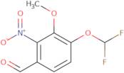 4-(Difluoromethoxy)-3-methoxy-2-nitrobenzaldehyde