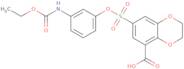 7-({3-[(Ethoxycarbonyl)amino]phenoxy}sulfonyl)-2,3-dihydro-1,4-benzodioxine-5-carboxylic acid