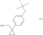 (1-(4-(Trifluoromethoxy)phenyl)cyclopropyl)methanamine hydrochloride