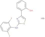 2-(2,6-Difluorophenyl)amino-4-(2-hydroxyphenyl)-1,3-thiazole hydrobromide