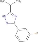 5-(3-Fluorophenyl)-3-isopropyl-1H-1,2,4-triazole