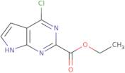 ethyl 4-chloro-1h-pyrrolo[2,3-d]pyrimidine-2-carboxylate