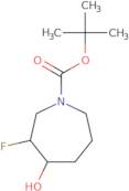 tert-Butyl 3-fluoro-4-hydroxyazepane-1-carboxylate