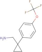 1-[4-(Trifluoromethoxy)phenyl]cyclopropanemethanamine