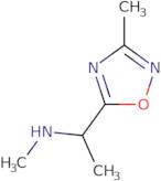 Methyl[1-(3-methyl-1,2,4-oxadiazol-5-yl)ethyl]amine