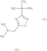 2-{5-[(Dimethylamino)methyl]-1,2,4-oxadiazol-3-yl}propan-2-amine dihydrochloride