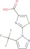 2-[5-(Trifluoromethyl)-1H-pyrazol-1-yl]-1,3-thiazole-4-carboxylic acid