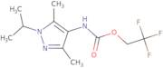 2,2,2-Trifluoroethyl N-[3,5-dimethyl-1-(propan-2-yl)-1H-pyrazol-4-yl]carbamate
