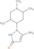 5-Amino-1-(1,2,5-trimethyl-piperidin-4-yl)-1H-pyrazol-3-ol