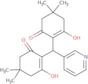 3-hydroxy-2-((6-hydroxy-4,4-dimethyl-2-oxocyclohex-1-enyl)-3-pyridylmethyl)-5,5-dimethylcyclohex-2…