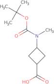 3-{[(tert-butoxy)carbonyl](methyl)amino}cyclobutane-1-carboxylic acid, Mixture of diastereomers