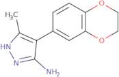 4-(2,3-Dihydro-1,4-benzodioxin-6-yl)-3-methyl-1H-pyrazol-5-amine