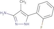 5-(2-Fluorophenyl)-4-methyl-1H-pyrazol-3-amine