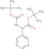 5-(1,2-di-boc-hydrazino)pyrimidine