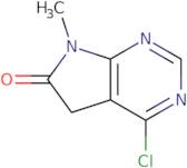 4-Chloro-7-methyl-5H,6H,7H-pyrrolo[2,3-d]pyrimidin-6-one