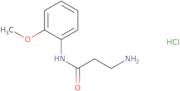 N~1~-(2-Methoxyphenyl)-β-alaninamide hydrochloride