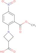 1-[2-(Methoxycarbonyl)-4-nitrophenyl]azetidine-3-carboxylic acid