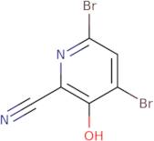 4,6-Dibromo-3-hydroxypyridine-2-carbonitrile