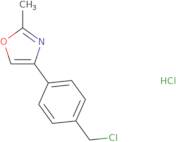 4-[4-(Chloromethyl)phenyl]-2-methyl-1,3-oxazole hydrochloride