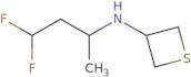 N-(4,4-Difluorobutan-2-yl)thietan-3-amine