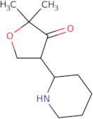 2,2-Dimethyl-4-piperidin-2-yloxolan-3-one