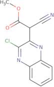 Methyl 2-(3-chloroquinoxalin-2-yl)-2-cyanoacetate