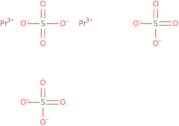 Praseodymium(III) sulfate hydrate (reo)