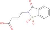 (2E)-4-(1,1-Dioxido-3-oxo-1,2-benzisothiazol-2(3H)-yl)but-2-enoic acid