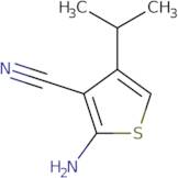 2-amino-4-isopropylthiophene-3-carbonitrile