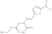 ethyl 2-[(2E)-1-carbamoyl-2-[(5-nitrofuran-2-yl)methylidene]hydrazin-1-yl]acetate