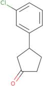 3-(3-Chlorophenyl)cyclopentan-1-one