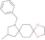 1,4-dioxa-9-azadispiro[4.2.4.2]tetradecane, 11-iodo-9-(phenylmethyl)-