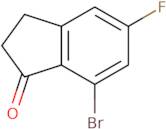 7-Bromo-5-fluoro-1-indanone
