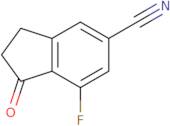 7-Fluoro-1-oxo-2,3-dihydroindene-5-carbonitrile