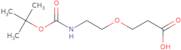 3-(2-{[(tert-butoxy)carbonyl]amino}ethoxy)propanoic acid