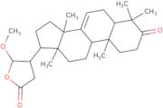 3-Oxo-21α-methoxy-24,25,26,27-tetranortirucall-7-ene-23(21)-lactone